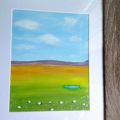 Small Canvas Painting, Landscape Painting/..