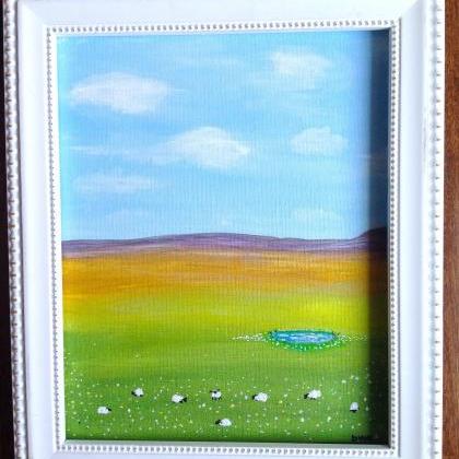 Small Canvas Painting, Landscape Painting/..